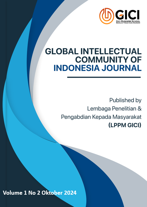 					View Vol. 1 No. 2 (2024): Global Intellectual Community of Indonesia Journal
				